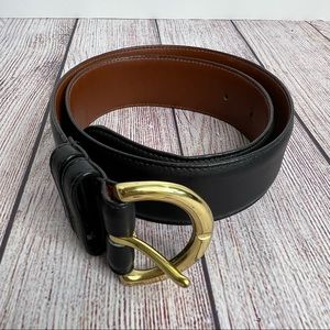 COACH Black Leather Belt Small